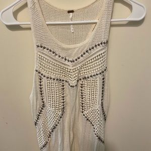 Free People sheer tunic size small